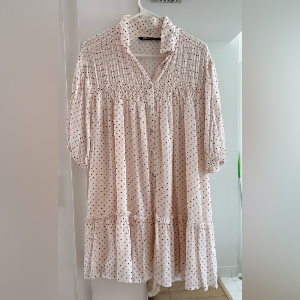 Zara babydoll Polka Dot Dress